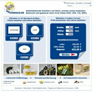 druckmaus.com, Durst