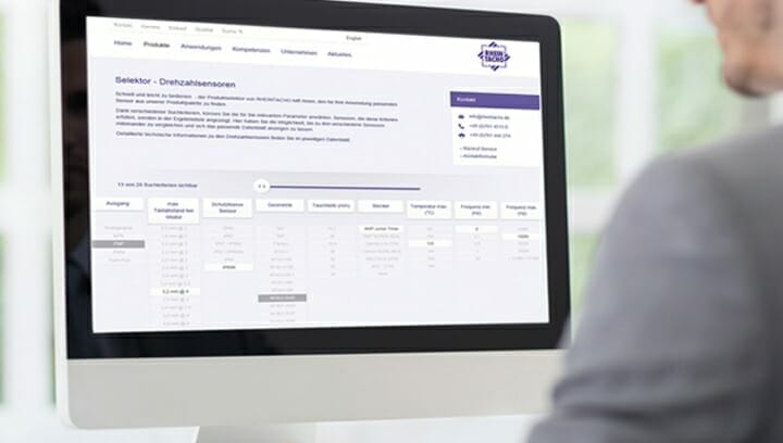 Rheintach, Produktselektoren