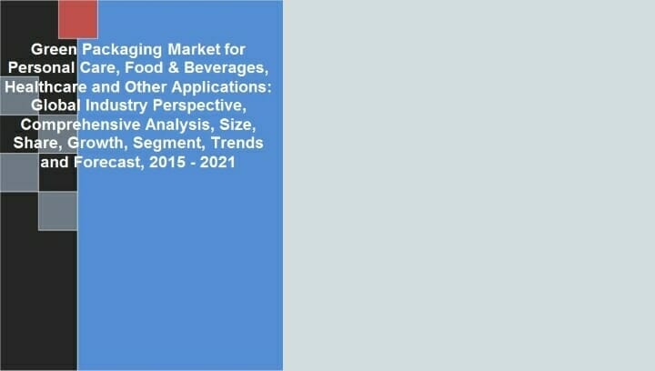 Studie zum weltweiten Markt für »grüne« Verpackungen Research and Markets, »grüne« Verpackungen