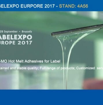 Dongguan Co-Mo Adhesives, Labelexpo Europe