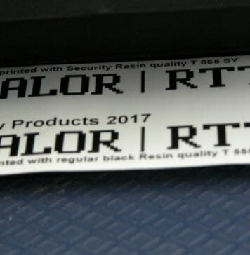 Calor, Thermotransferbänder, Labelexpo Europe