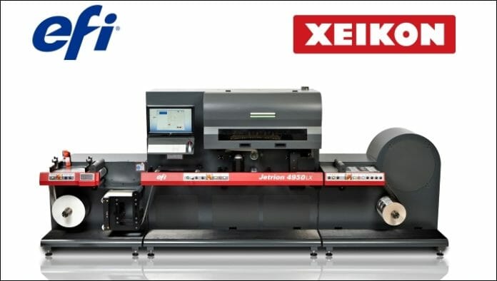 EFI, Xeikon, Jetrion, UV-Inkjet