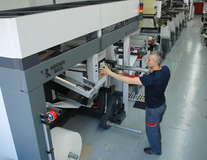 Helf Etiketten, Chromos GmbH, Omet, Bizerba,