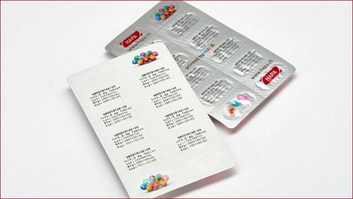 Hapa, Blisterfolien,