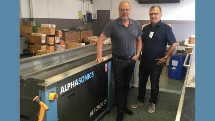 Alphasonics, Rasterwalzenreinigung,