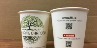 Xeikon, Xeikon Café, Kotkamills, Papierbecher,