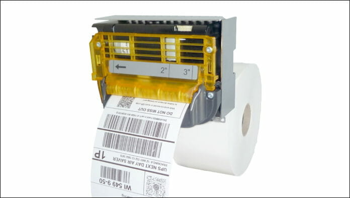 GeBe Elektronik, Linerless, Thermodruck,