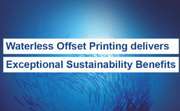 Toray Graphics, Wasserloser Offset,