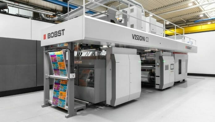 Bobst, Zentralzylinder-Flexodruck,