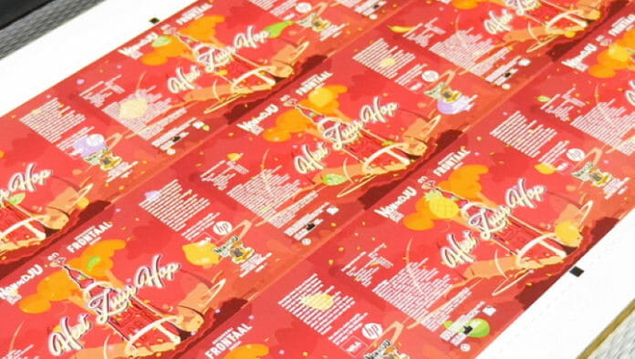 IND_Vila Etiketten-HP Collage-Saucen-Design Vila Etiketten, Optimum Group, HP Indigo,