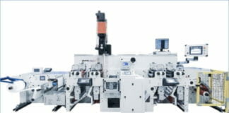 TS Converting Equipment, Focus Label Machinery, Hotmelt-Kleber, Beschichtung,