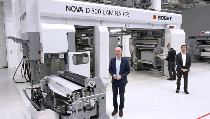 Bobst, Tiefdruck, Laminieren,