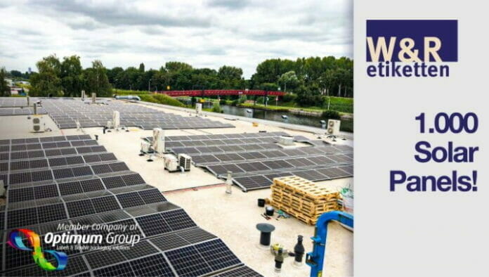 W&R Etiketten, Optimum Group, Solarenergie,