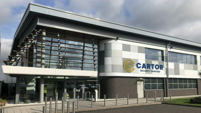 Cartor, Spectra Systems Corporation, Sicherheitsdruckerei,
