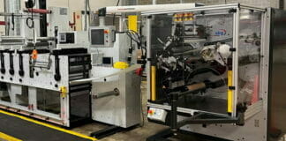 AB Graphic, Diversified Labeling Solutions, Kleinrollenwickler,