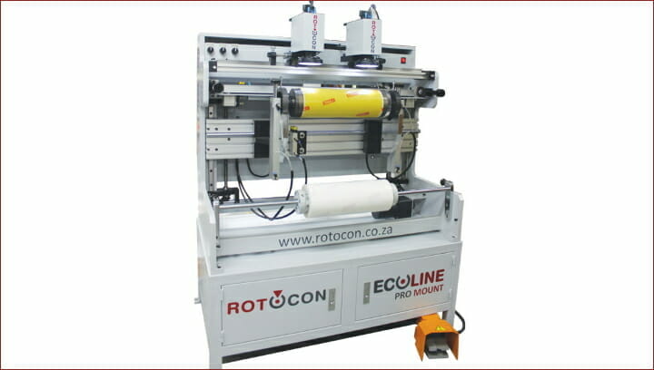 Rotocon, Plattenmontage,