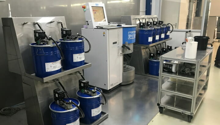 GSE Dispensing, Farblogistik