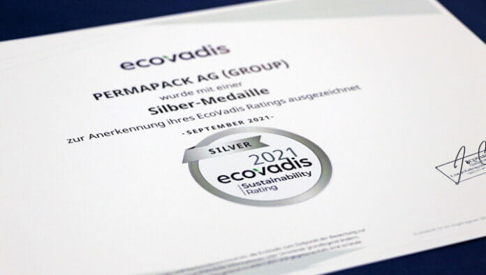 IND_Permapack-Ecovadis Silber 2021 Permapack, EcoVadis,