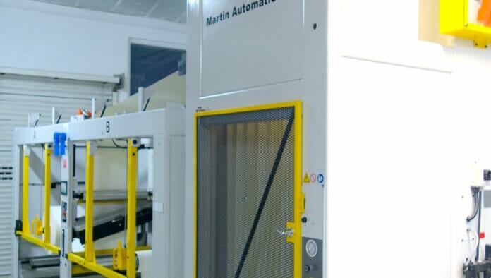 Martin Automatic, Papierverarbeitung Peters, Rollenwechsler,