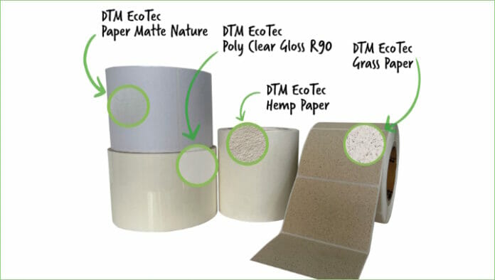 DTM Print, Etikettenmaterial,