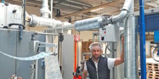 Lundberg Tech, CCL Label, Randstreifenentsorgung, Abfallzerkleinerung, Stanzabfall,