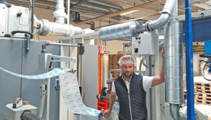 Lundberg Tech, CCL Label, Randstreifenentsorgung, Abfallzerkleinerung, Stanzabfall,