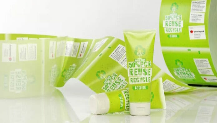 Permapack, Tuben, Laminattuben, Recyclingmaterial,
