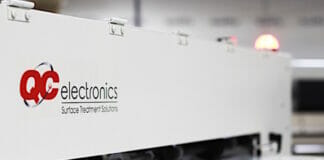 QC Electronics, Koronavorbehandlung,