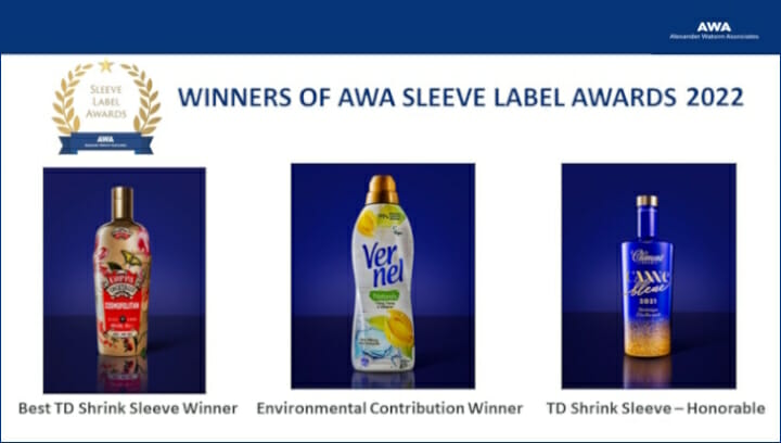 AWA Alexander Watson Associates, Sleeve Label Awards,