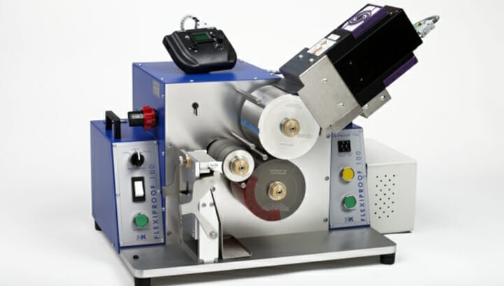 RK PrintCoat Instruments, Drucküberprüfung, Farbprüfstation, Probedruck,