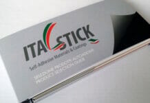 Italstick, Etikettenmaterial,