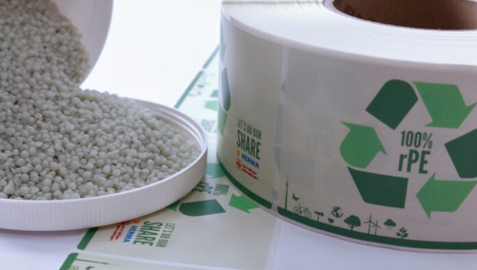 PROD_Herma-rPE PCR weiss HERMA, BASF, Haftmaterial, Recyclingmaterial,