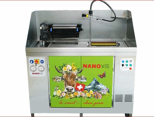 Nanovis, HP Indigo, Reinigung,