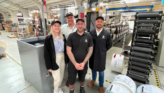 Martin Automatic, Label Apeel Ltd, Rollenwechsler,