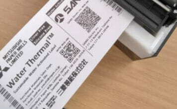 Mitsubishi HiTec Paper, Thermopapier, Linerless,