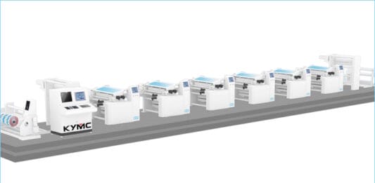 KMYC, Kombinationsdruck, Druckmaschinen