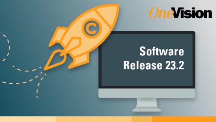 PROD_OneVision-Software Release 23.2 OneVision, Automatisierung, Branchensoftware,