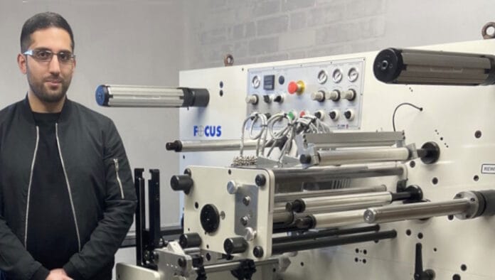 Labels Fast Ltd, Focus Label Machinery, Inspektions-Schneidwickler,