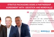 Stratus Packaging, Geostick, Nordvalls Etikett,