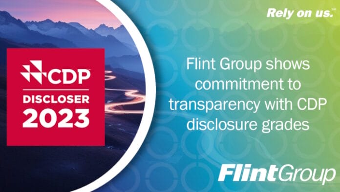 Flint Group, CDP, Nachhaltigkeit,