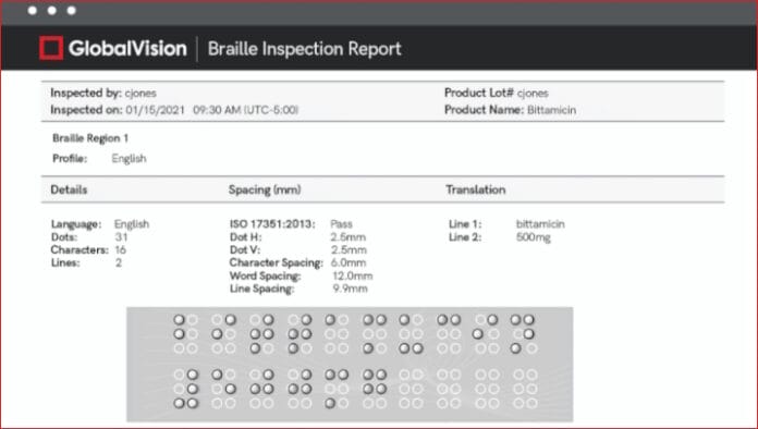 GlobalVision, Braille, Prüfsoftware,
