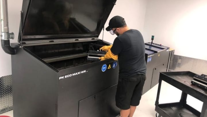 Catapult Print & Packaging, Flexo Wash, Rasterwalzenreinigung, Reinigung, 