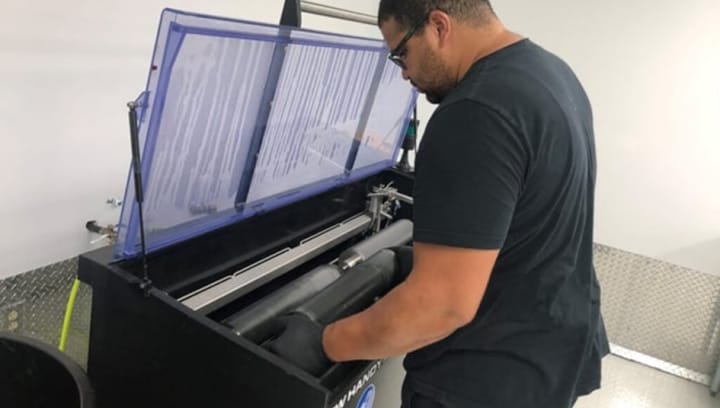 Catapult Print & Packaging, Flexo Wash, Rasterwalzenreinigung, Reinigung, 