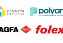 Agfa, Folex, Kernow Coatings, Polyart,