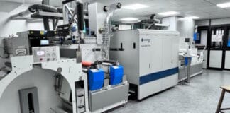 Multi-Label Tech-Print, Domino Printing, Hybrid-Druck,