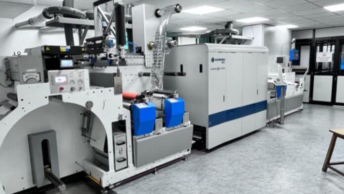 Multi-Label Tech-Print, Domino Printing, Hybrid-Druck,