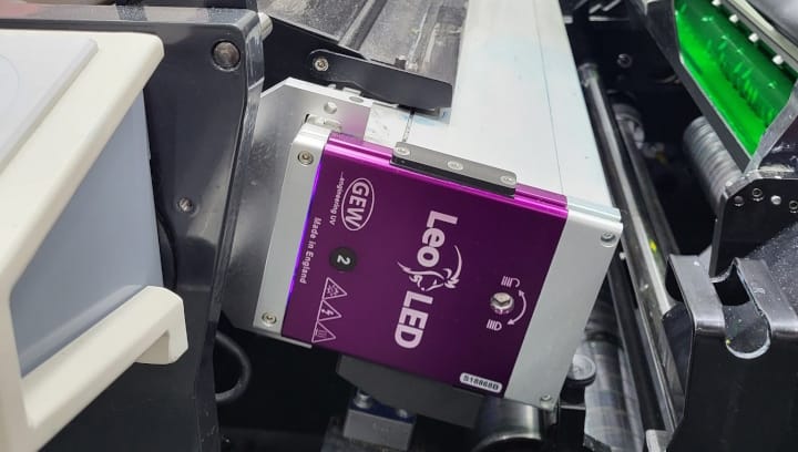 GEW, Auraprint, LED-UV, UV-Härtung, 