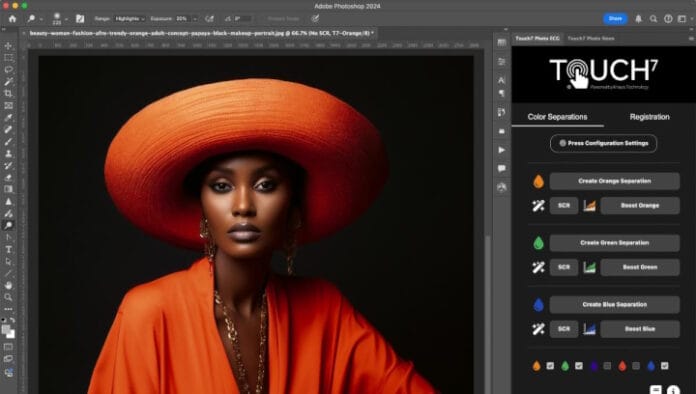 Touch7, Expanded Gamut Printing, Neonfarben, Plugins
