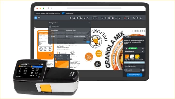 Esko, X-Rite, KI Künstliche Intelligenz, Spektralphotometer,