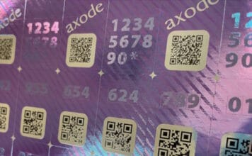 Axode, Sicherheitsetiketten, Hologramme,
